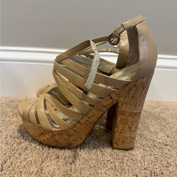 Nine West cork heels - size 7 - Picture 5 of 6